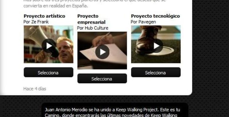 Johnnie Walker apuesta por las redes sociales en Keep Walking Project