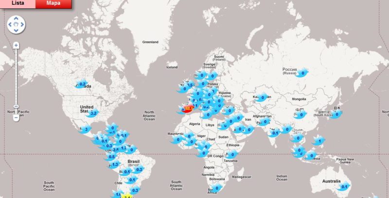 Conoce la ubicación de tus seguidores en Twitter con Tweepsmap