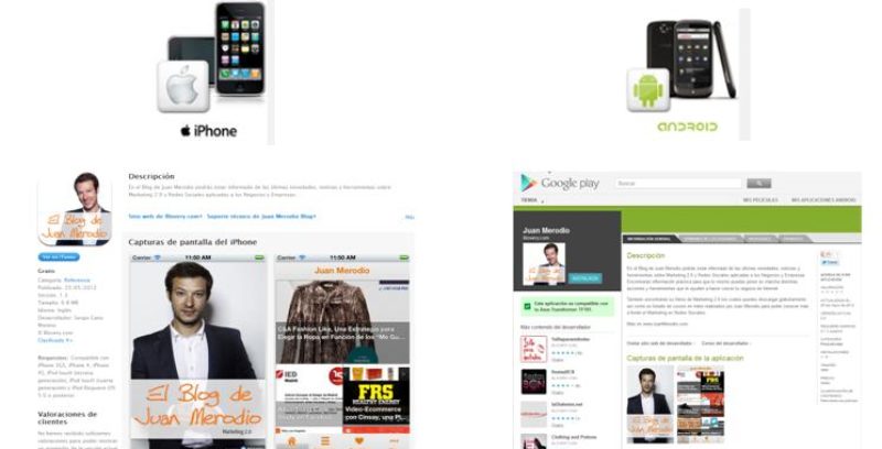 Descarga gratis las aplicaciones para iPhone y Android de mi blog