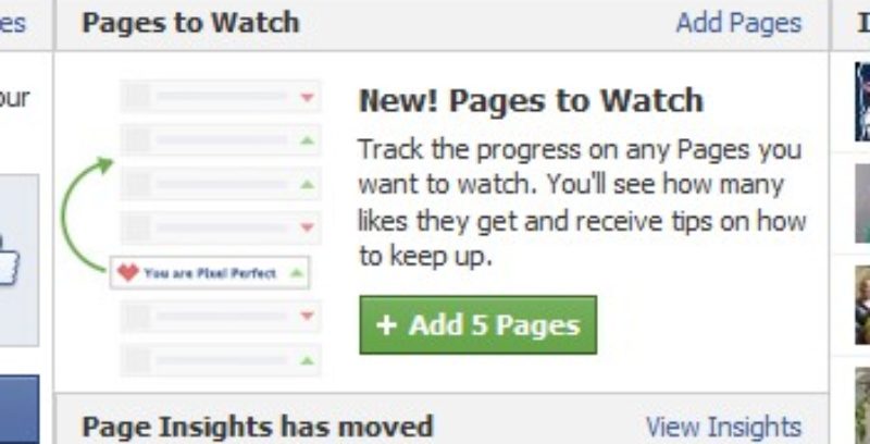 Pages to Watch: herramienta de Facebook para monitorizar competencia