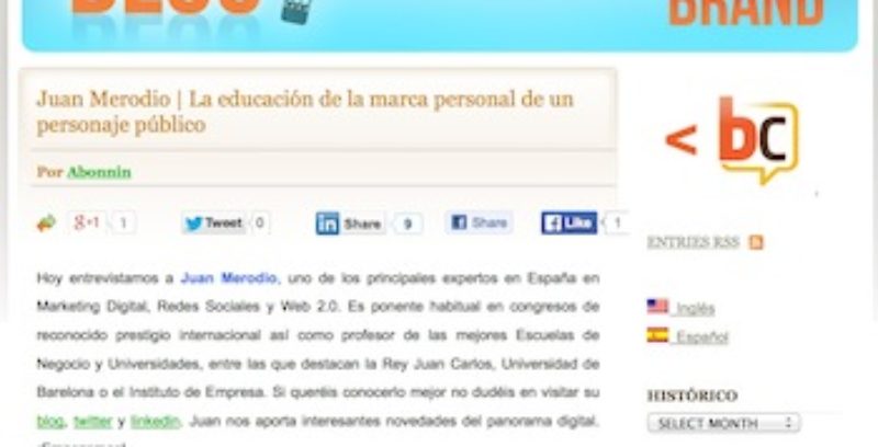 Entrevista: La Educación de la Marca Personal de un Personaje Público