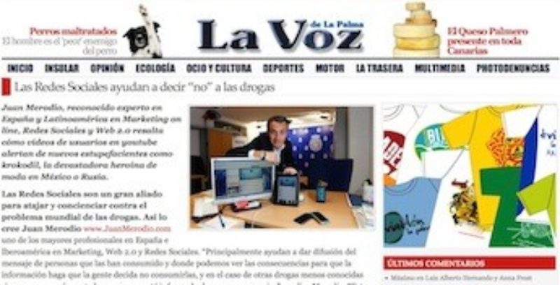 Entrevista: "Las Redes Sociales ayudan a decir NO a las drogas"