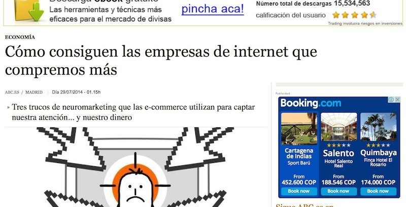 Artículo: «Cómo consiguen las empresas de Internet que compremos más»