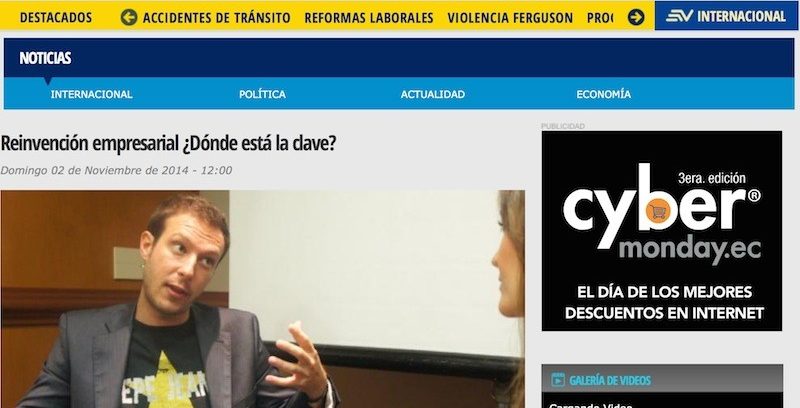 Entrevista: "Reinvención empresarial ¿Dónde está la clave?"