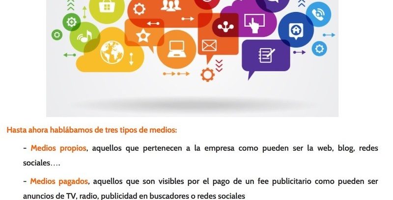 Artículo: “Conoce los cinco medios de los que dispone la empresa”