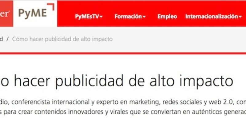 Entrevista: «Cómo hacer publicidad de alto impacto»